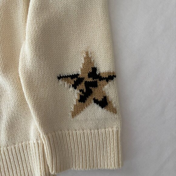 RAILS Percy Sweater - Ivory Neutral Animal Star - Women's Size Medium - Picture 7 of 13